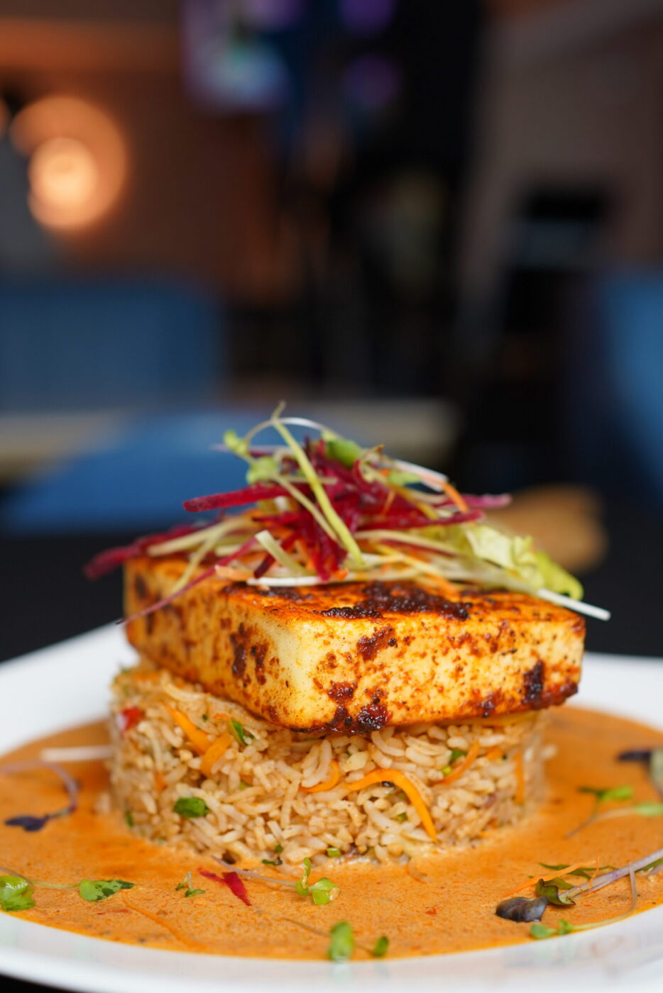 XO paneer steak from the vegetarian menu in Chennai